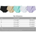 thumbnail image 5 of Valcatch 5 Pack Cotton Seamless Underwear for Women Mid Rise Ribbed Hipster Breathable Soft Womens Panties S-XL, 5 of 5