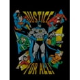 thumbnail image 2 of Justice League Justice For All Toddler Boy's Black T-shirt-4T, 2 of 4