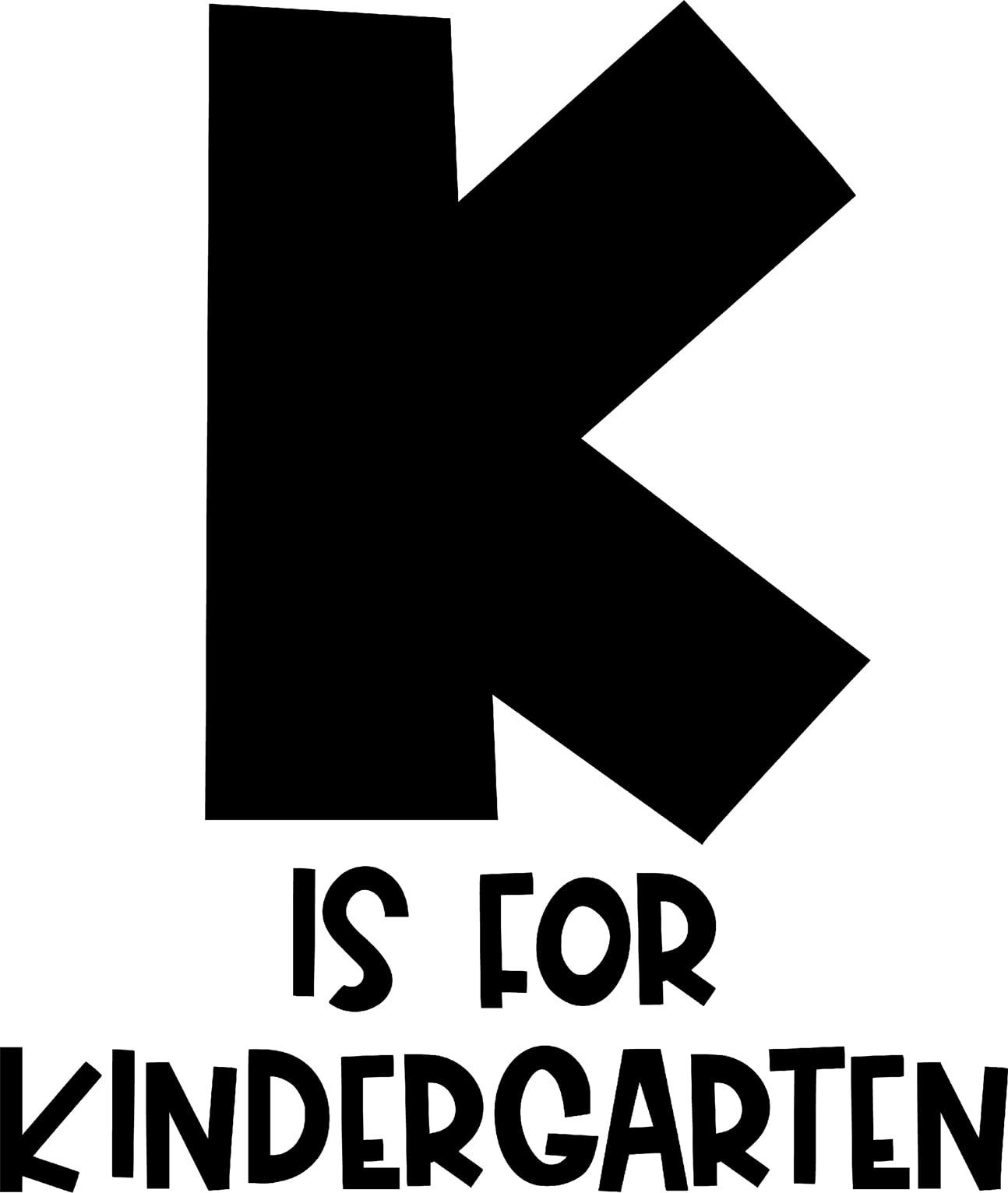 K Is For Kindergarten Teacher School Career Job Wall Decals for Walls