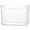 Clear 12x12cm, variant on Clear Freezer Storage Bins,1Pack Clear Plastic Bins for Refrigerator and Pantry, Stackable Kitchen Cabinet Organizer with Handles for Frozen Food, Meat and Vegetable,BPA Free(Clear 12x12cm)