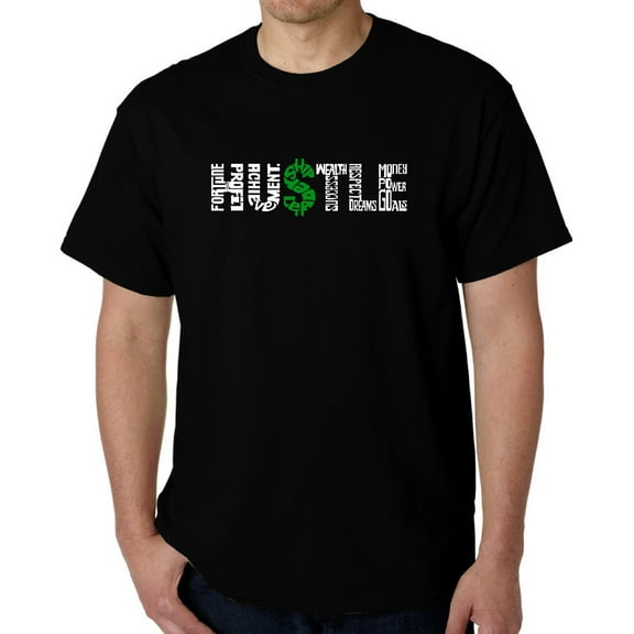 Men's Word Art T-shirt - Hustle