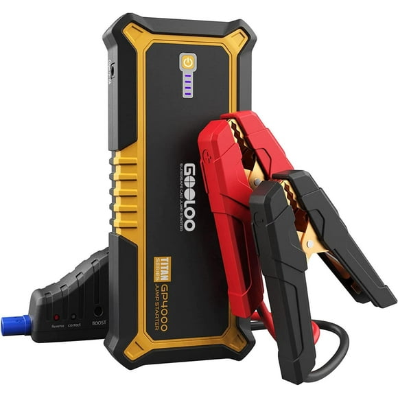GOOLOO GP4000 Car Jump Starter,4000A Peak 26800mAh 12V Jumper Pack for Up to 10.0L Diesel Engine All Gas,Portable Auto Lithium Booster Battery Box