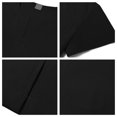 thumbnail image 4 of WULMLEO Womens Scrubs Outfits 2 Piece Short Sleeve Stretch Scrub Sets Petite V Neck Spring Nursing Workwear Tops and Pants Soft Comfortable Fashion Medical Nurse Uniform Black S, 4 of 6
