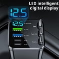 thumbnail image 2 of 7-in-1 Retractable Car Charger with USB Type C Cable - Fast Phone Charger, 2 of 8