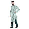 thumbnail image 2 of Atasi Printed Designer Kurta For Boys Casual Kurta Pajama Set Ethnic Summer Clothing, 2 of 5