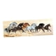 thumbnail image 2 of Retrato de caballo corriendo, pintura sin marco, arte de pared para casa de campo. 20 x 60 cm, 2 of 8