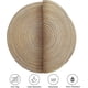 thumbnail image 5 of Manteles Individuales, Mantel Individual Redondo PP Trenzado Juego de 6 Lavables Resistentes al Calor Antideslizantes, 36cm, Color Café, 5 of 5