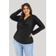 thumbnail image 1 of Blusa elegante de satín Roman fashion /Tallas Extras, 1787 (Negro) negro 38, 1 of 7