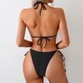 thumbnail image 5 of Hicidod Womens Bikini Set 2 Piece Printed Halter Sexy Swimsuit Light Triangle String Tie Trendy Bathing Suit Clothes, 5 of 9