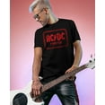 thumbnail image 2 of AC/DC Red Jagged Logo Band Power Up Rock n Roll Tee for Men T-Shirt X-Large Black, 2 of 4