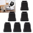 thumbnail image 3 of Furniture Risers, Bed Risers Ergonomic Design Black Quadrate Trapezoidal  for Home, 3 of 7