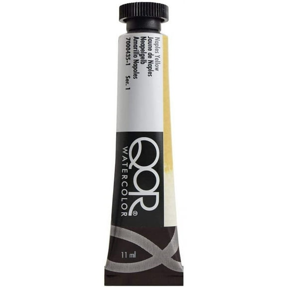 QoR Watercolor - Naples Yellow, 11 ml