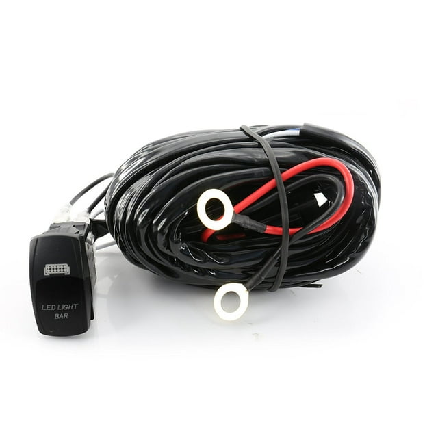 9ft 40A 12V Switch & Relay Wiring Harness Kit LED Fog Work Light Bar
