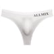 thumbnail image 3 of Tanga sexy de cintura baja para hombre, con letras deportivas, finas, transparentes, que muestran la cadera, de seda helada, sin costuras, de triángulo, 3 of 6
