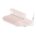 thumbnail image 2 of Closet Hangers 10Pcs Multipurpose Stackable Useful Scalable Pants Clothes Drying Racks Kids Hangers, 2 of 5