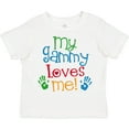 thumbnail image 3 of Inktastic My Gammy Loves Me Boys or Girls Toddler T-Shirt, 3 of 5