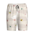 thumbnail image 4 of Wukai Funny Goose1 Men’s Short Pajama Pants With Pockets Soft Sleep Pj Shorts for Men-, 4 of 6