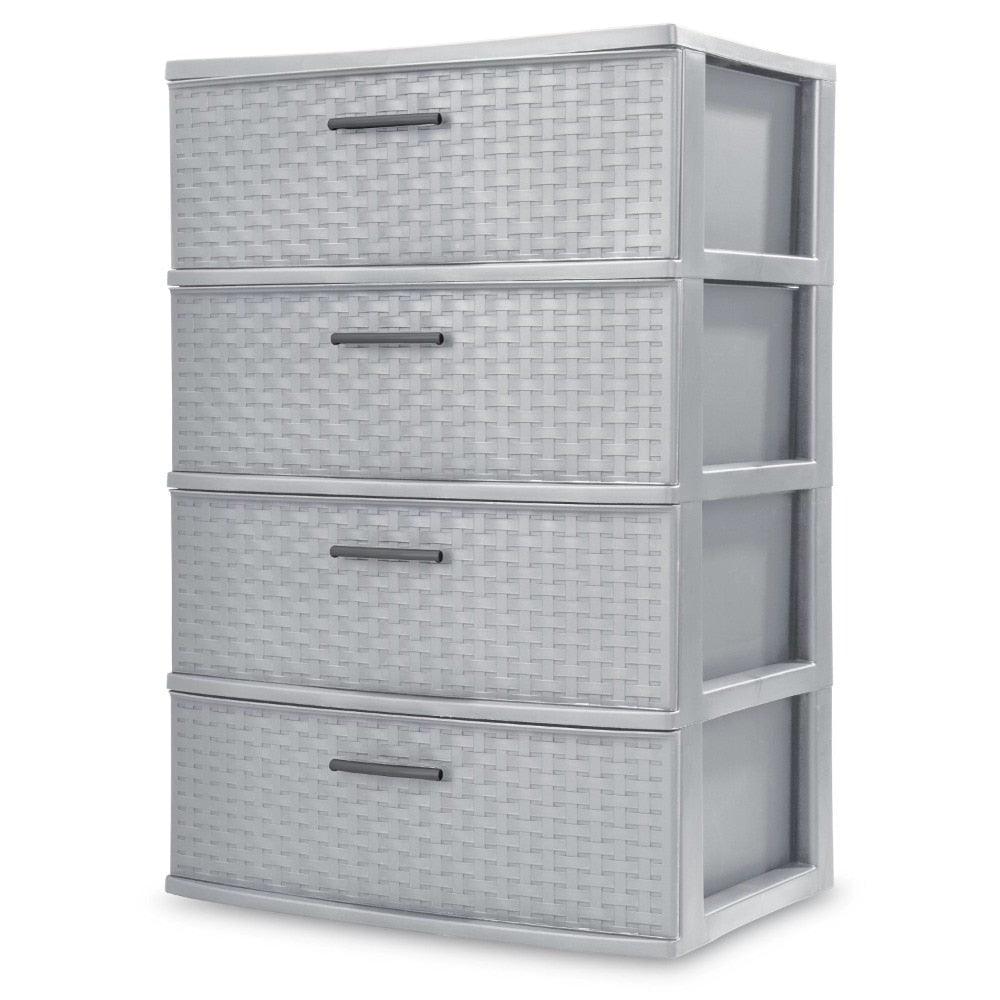 Drawer - Drawer　美品 Amazon.com: SCULPY Wide Weave Tower Espresso,4 Drawer : Home