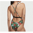 thumbnail image 3 of Medium Victoria’s Secret BLING ONE PIECE SWIMSUIT Shine Strap Logo Gorgeous Tropical, 3 of 3