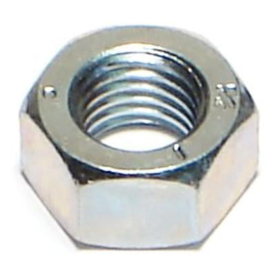 3/8"-24 Fine Thread Grade 2 Slot Finished Hex Nut Zinc Plated 