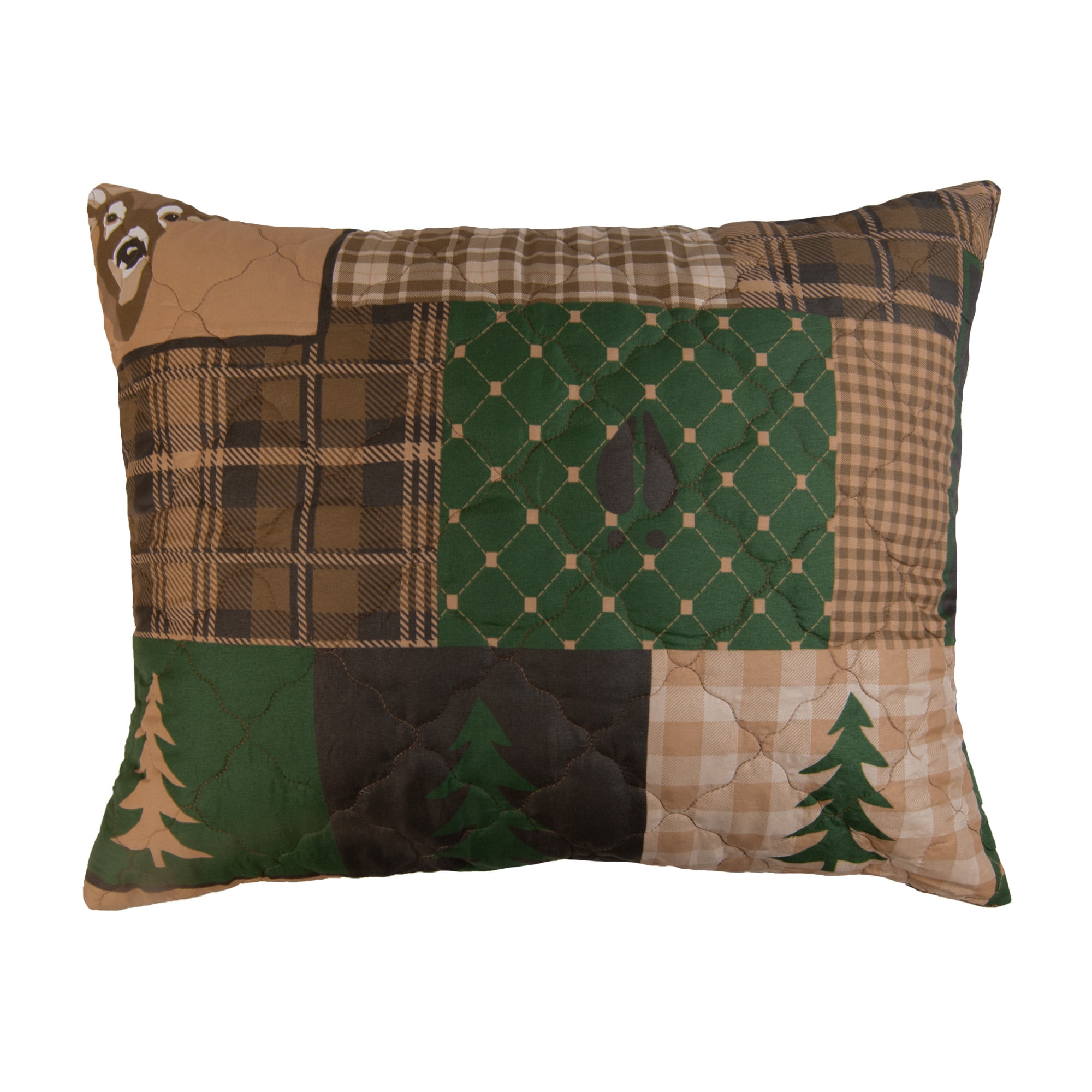 Your Lifestyle by Donna Sharp Green Forest by Donna Sharp 2PC Twin Rustic Lodge Quilt Set