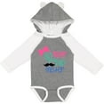 thumbnail image 3 of Inktastic Big Sister to a Little Mister Bow and Mustache Girls Long Sleeve Baby Bodysuit, 3 of 5