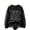 Black, variant on Wutalume Women's Halloween Graphic Print Sweatshirt - Long Sleeve Round Neck Pullover Top for Women, Casual Fall Outfit with Spooky Graphic
