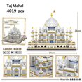 thumbnail image 1 of Bloques de construcción modelo de arquitectura de diamante Taj Mahal Big Ben London Pa kaili Sencillez, 1 of 5
