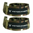 thumbnail image 6 of Victor Fitness 24" X-Grip Weightlifting Straps & Quick-Release Barbell/Dumbbell Clamps Adult Unisex, 6 of 6