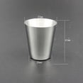 thumbnail image 3 of Tasse en Acier Inoxydable 30ML Verre à Shot Récipient à Boire Tasse à Bière Eau Jus, 3 of 8