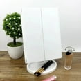 ZENGXIN Lighted Portable Makeup Mirror with 22 Touch Screen LED Lights