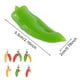 thumbnail image 4 of Jumpingount Cadena anillo moda Chilli puerta de casa llavero titular portátil bolso billetera colgante joyería mujer hombre Accesorios de disfraces Verde Jumpingount AP014271-05, 4 of 6
