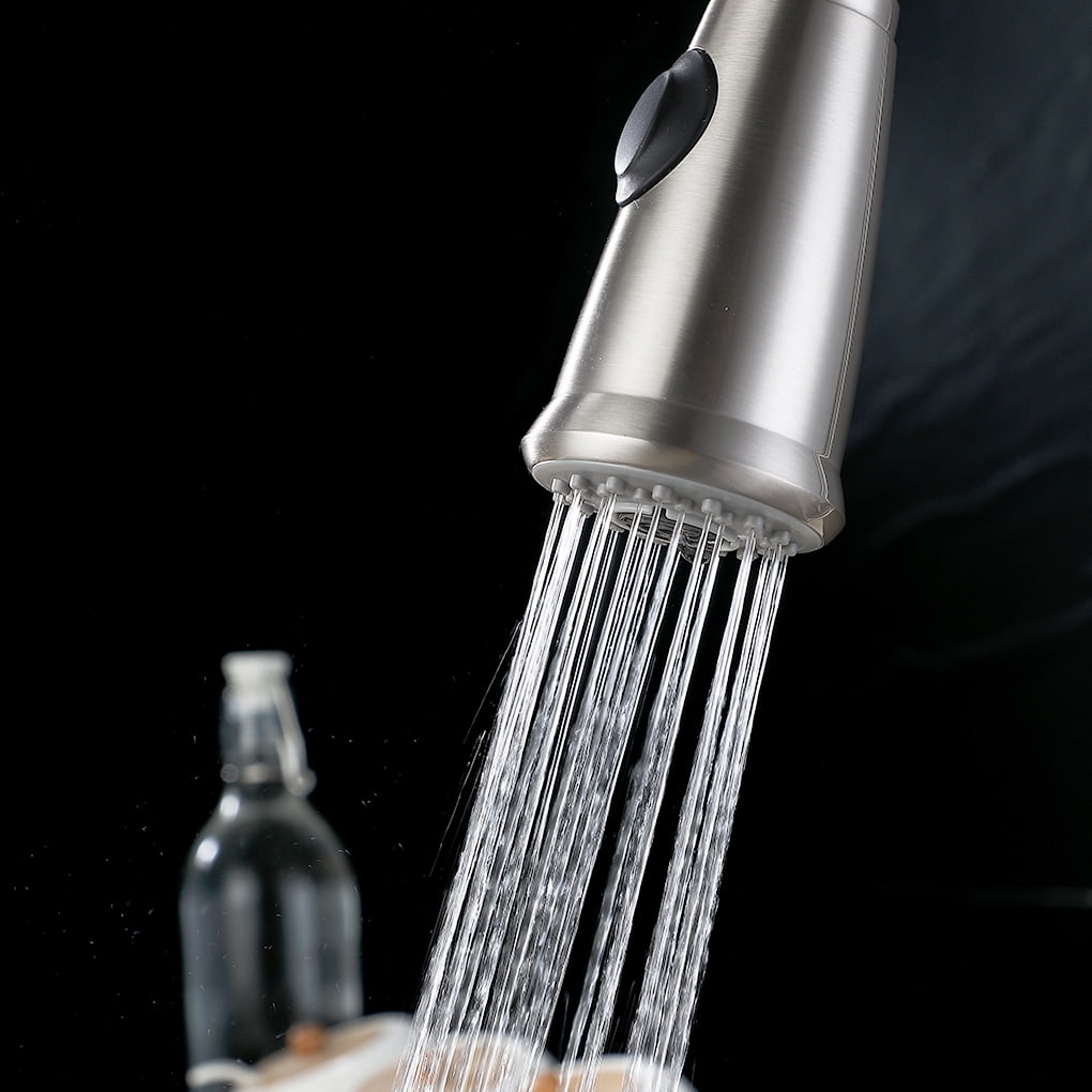 Kepooman Kitchen Faucet Sink, Single Handle Water Tap, Arc Pull-down Type Sprayer (Type1) Kepooman Kitchen Faucet Sink, Single Handle Water Tap, Arc Pull-down Type Sprayer (Type1)