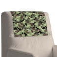 thumbnail image 7 of TSOVTHRID Green Dinosuar Camouflage Print Sofa Headrest Covers Waterproof Recliner Headrest Protector Washable Couch Head Rest Covers for Living Room Decoration 17x27 in, 1 Piece, 7 of 7