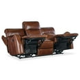 thumbnail image 5 of Bowery Hill Modern / Contemporary Zero Gravity Leather Power Sofa in Brown, 5 of 6