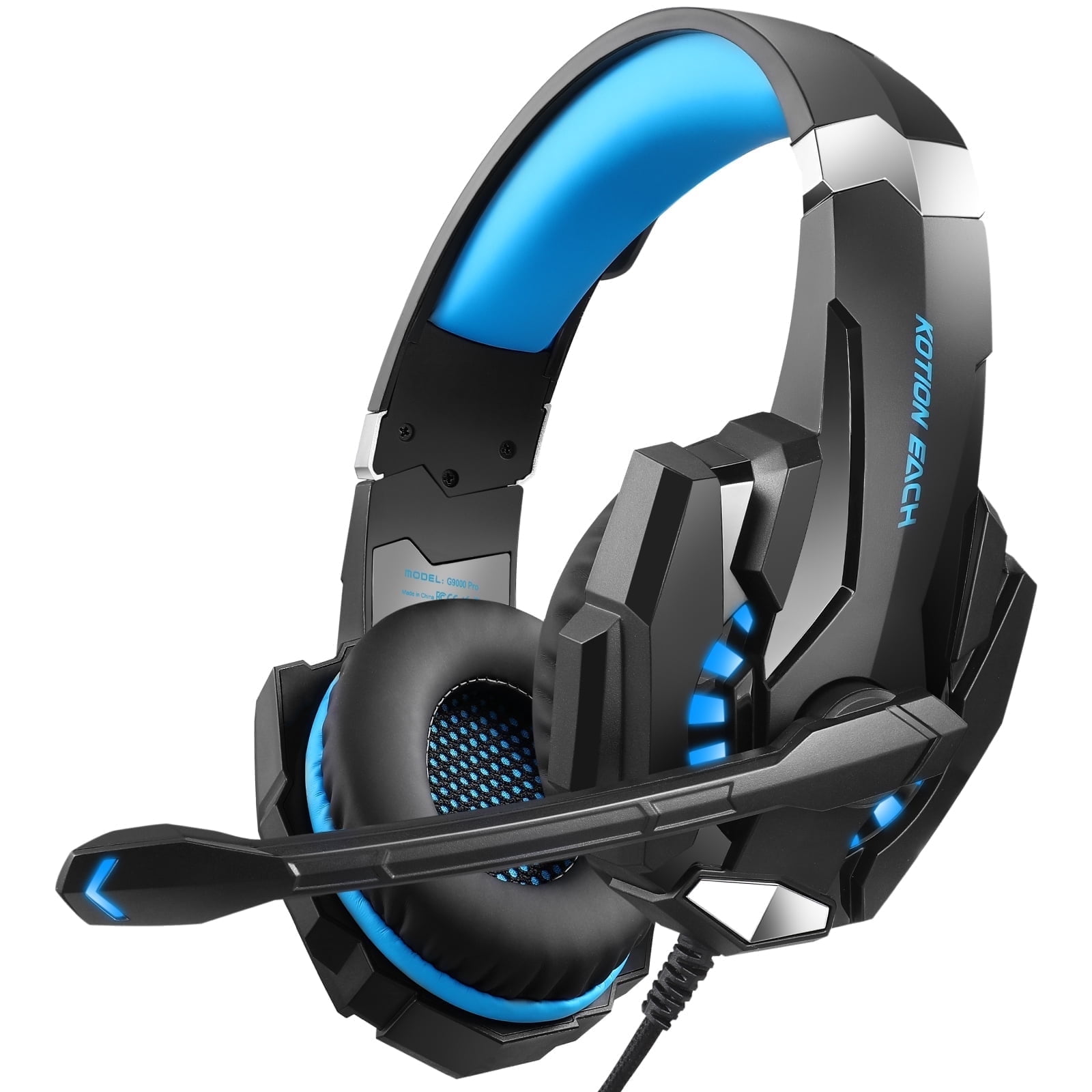B39 Luminous RGB Wireless Gaming Headset, PS4 Xbox Compatible