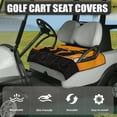 thumbnail image 3 of Yuyamidu Black Cat Golf Cart Seat Covers Easy to Install Golf Cart Cushion Covers Halloween Club Car Seat Towel Blanket with 4 Front Pockets, 3 of 7