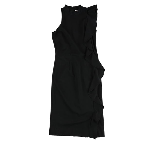 Vestido de tubo de punto de ponte bar III para mujer negro extra pequeño