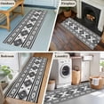 thumbnail image 5 of Gray Boho Runner Rug 2x6 FT,Non Slip Hallway Rugs,Southwestern Ethnic Aztec Retro Geometric Washable Soft Floor Carpet Throw Runner Carpet Long Rugs for Entryway Kitchen Bedside Sliding Door, 5 of 8