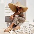 thumbnail image 3 of Cushionaire Eden Footbed Sandals for Women, Comfortable Arch Support Womens Sandals with Platform, Slingback Strap and Memory Foam, 3 of 12