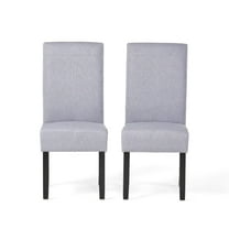 Christopher Knight Home Pertica Fabric Dining Chair Set Of 2,Wood, Light Grey