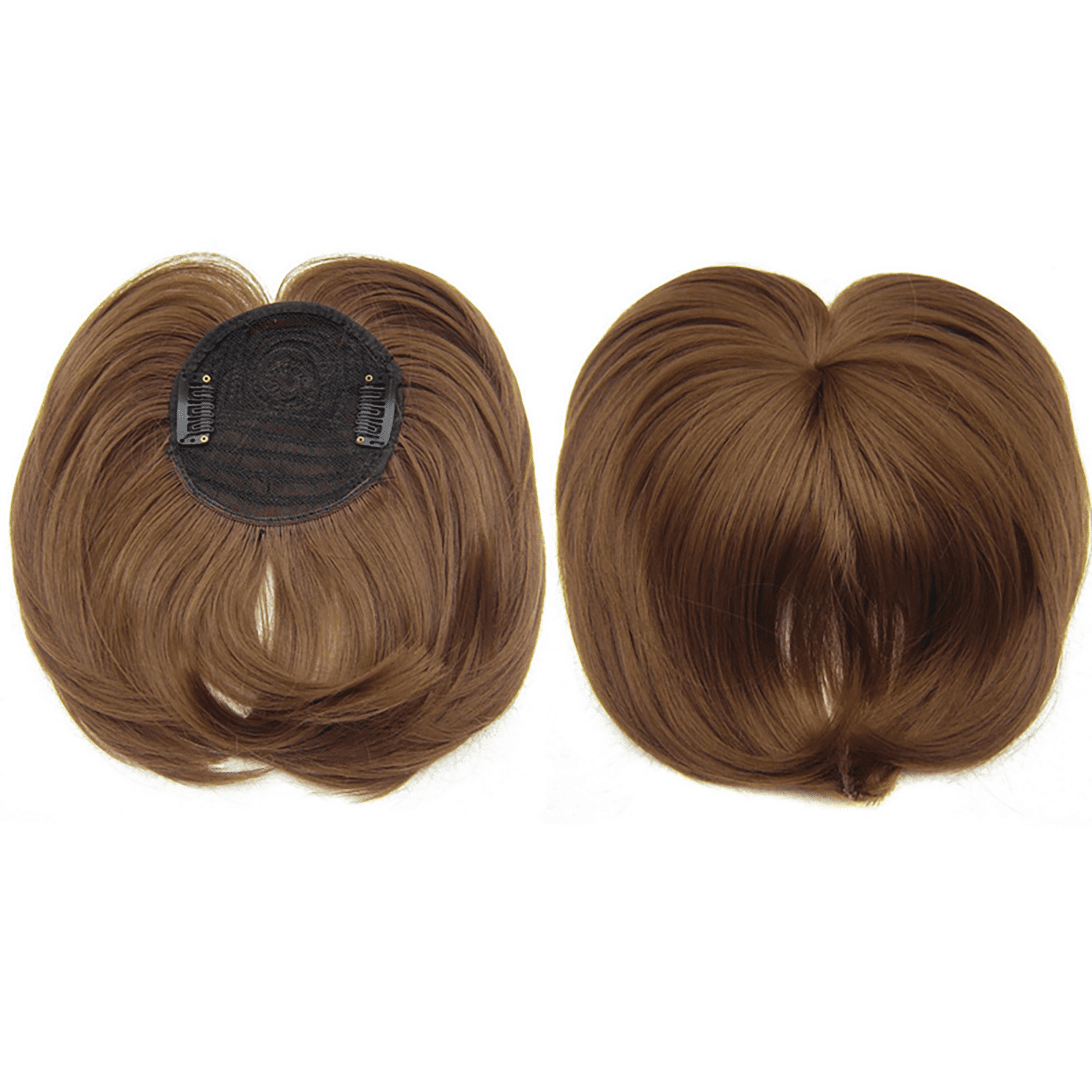 TESOON White Hair Extensions for Women Invisible Toupee Thinning Hair