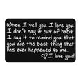 thumbnail image 2 of Zhmrfg Valentine's Day Laser-Carved Wallet Card, Permanent Engraved Commemorative Card, Credit Card Size Thin Strong Metal Keepsake for Lover Husband Wedding Anniversary I Love You Gift, 2 of 7