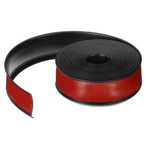 Uxcell Wall Molding Trim, 16.4 Feet x 2 Inch Self-Adhesive Mounting Trim, Black