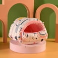 thumbnail image 2 of Visland Guinea Pig Bed Cave Cozy Hamster House Large Hideout Hedgehog Bearded Dragon Winter Nest Hamster Cage Accessories, 2 of 8