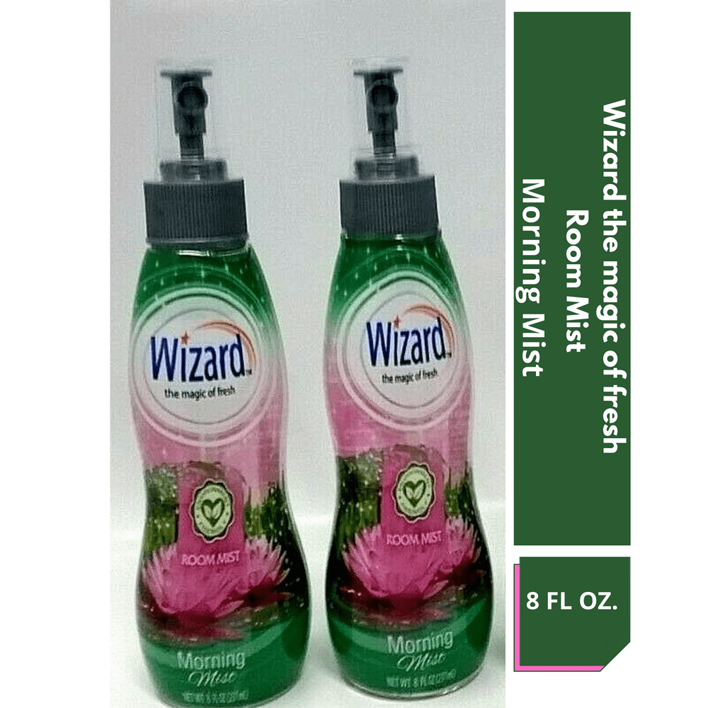 2 Pack Wizard Air Freshener Spray Room Mist Morning Scent 8 FL OZ