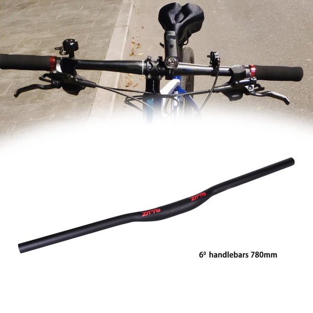 Bicicleta manilr aluminio aleación manilr barra de elevación barra ancho extra bicicleta manubras para cuesta abajo ciclismo s 780mm 6 grado Macarena Manillar de la bicicleta de montaña