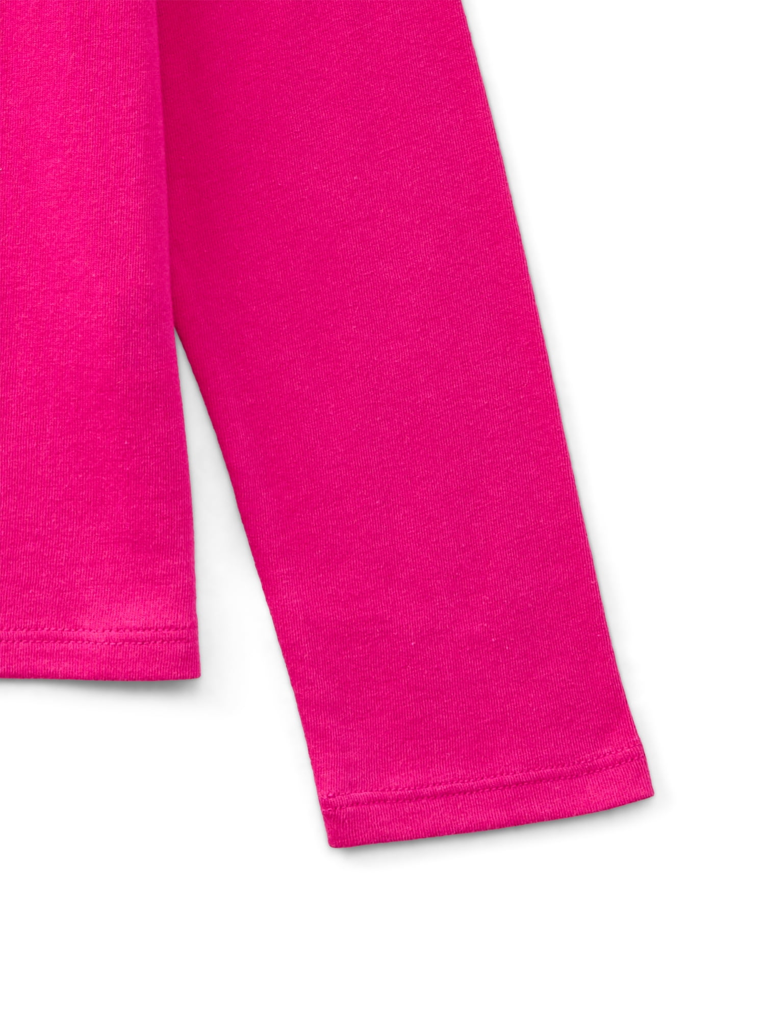 Wonder Nation Girls Embellished Tee with Long Sleeves, Sizes 4-18 & Plus
