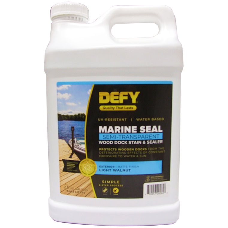 Marine Seal Dock Stain & Sealer Light Walnut 2.5gal