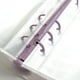 thumbnail image 4 of Estuche para álbum de fotos Organizador de fotos universal Libro Fotos transparentes Bolsillos Titular Carpeta Contenedor Organización Almacenamiento y organización del hogar 5in con clip morado Injueey HA074034-06, 4 of 6